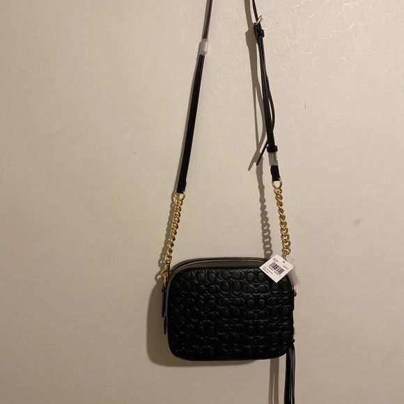 Coach black leather camera bag new with tags - Picture 6 of 15